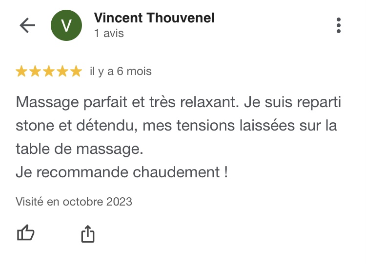 Avis massage Lorient