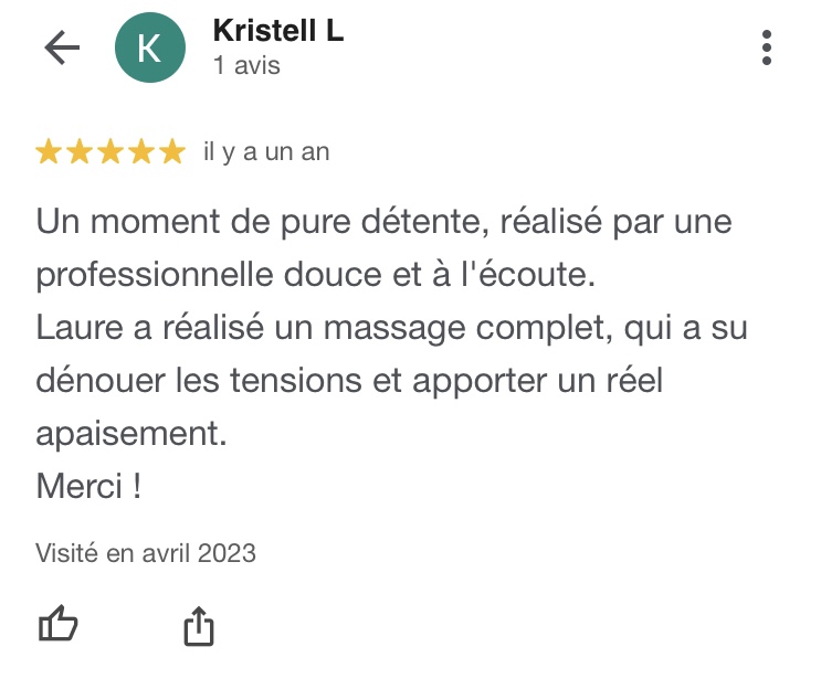 Avis massage Lorient