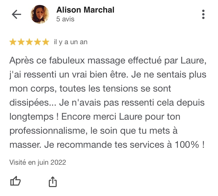 Avis massage lorient