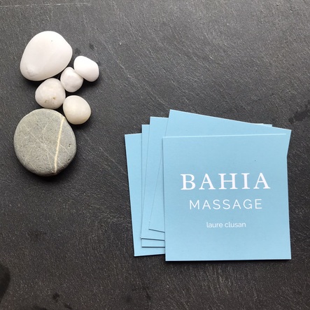 Cartes de Massage Lorient et galets