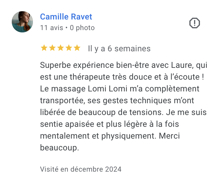 Avis massage Lorient