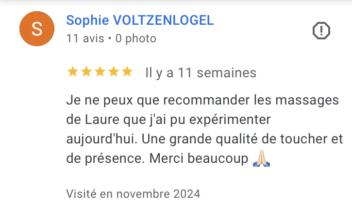 Avis massage Lorient